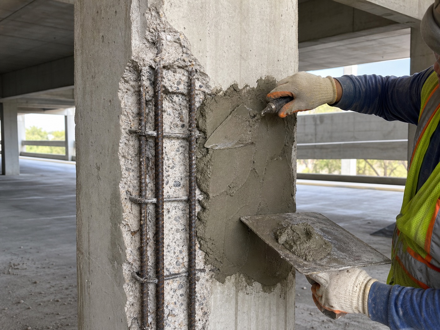 Column Concrete Repair