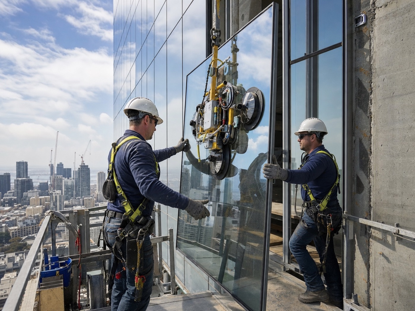 Curtain Wall Install